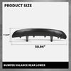 G-PLUS Rear Lower Bumper Valance Compatible with Toyota RAV4 Adventure/Platinum 2017-2018,Fit Toyota RAV4 (submodel: LE, Limited, SE, XLE) 2016-2018 524530R010, TO1195107 Black