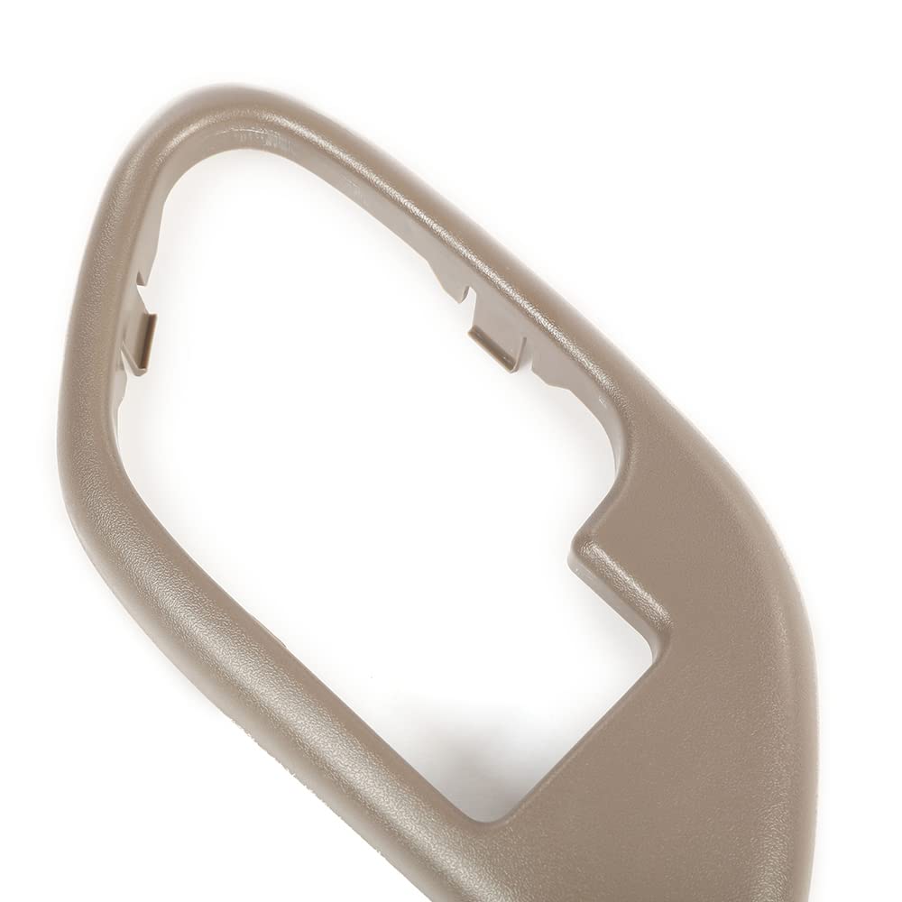 G-PLUS Door Handle Trim Set Compatible with Chevy C1500 Truck 1995-1999/Fit C2500 1995-2000 Truck Interior Door Handle Bezel 2PCS 15708087 15708088