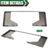 G-PLUS Skid Steer Mount Plate 5/16 Thick Heavy Duty Quick Attachment Loader Plate Replacement,Easy to Weld or Bolt to Different Accessories