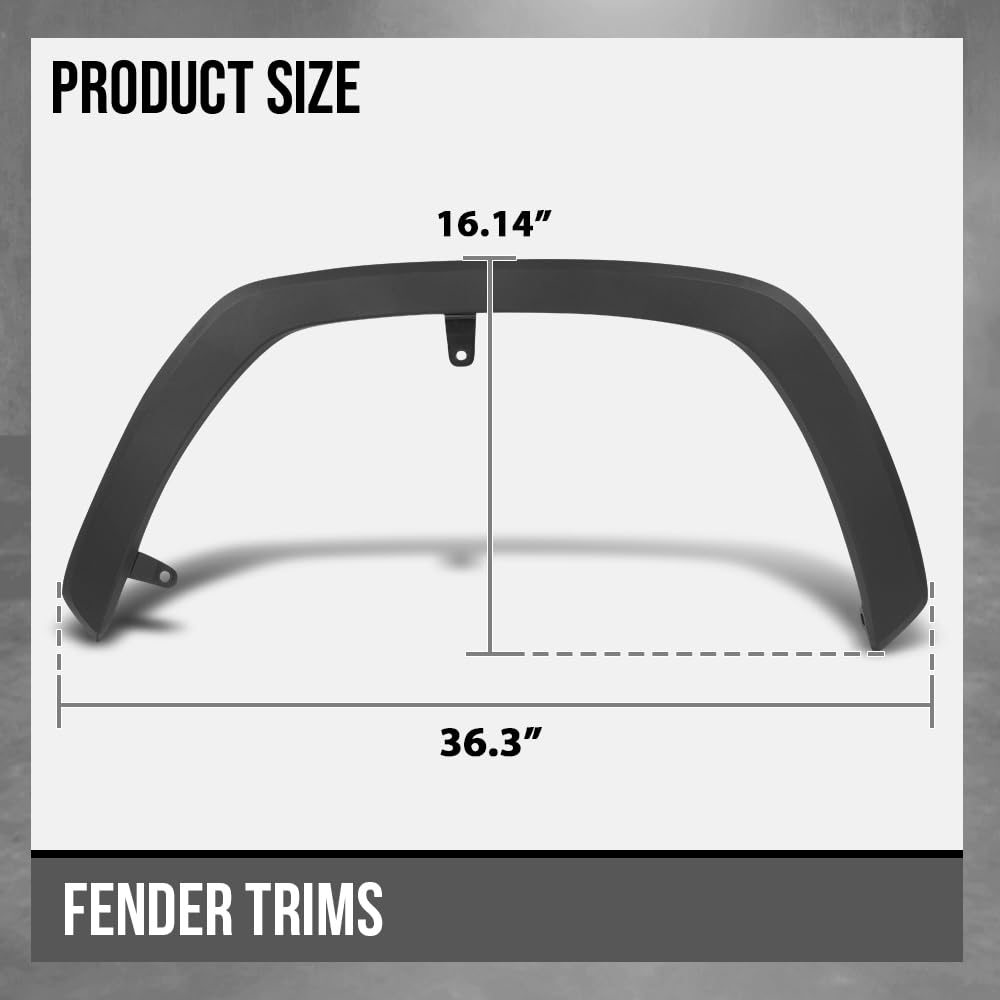 G-PLUS Front Fender Flares Compatible with Toyota RAV4 2019 2020 2021