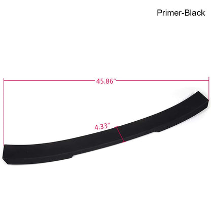 G-PLUS Rear Window Roof Spoiler Visor Matte Compatible with 2018 Accord Black