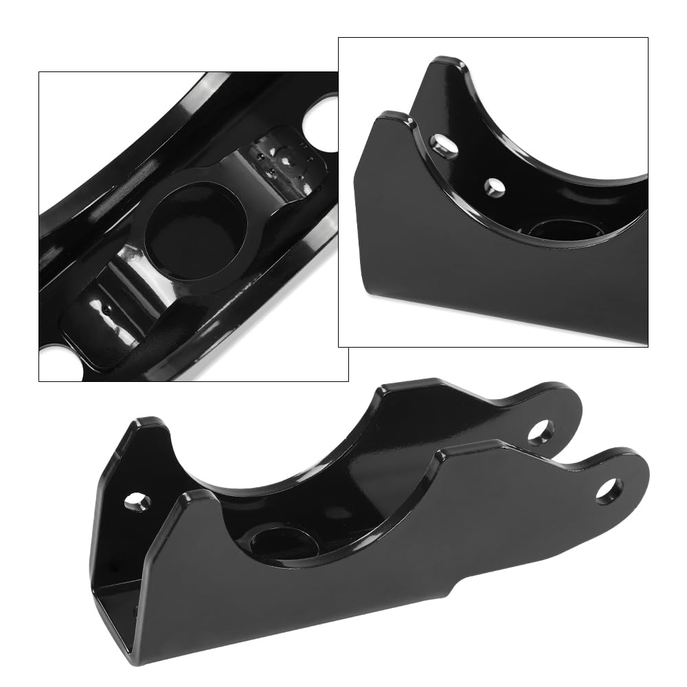 G-PLUS Heavy Duty Rear Lower Shock Mounts On Axle Left&Right Compatible with Ford F250 F350 Super Duty 1999-2004/ Excursion with Visteon Axle 2000-2005 F81Z5B498CA, F81A4A047BB, F81Z5B498BA