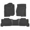 G-PLUS TPE Liners Fit Chevy Silverado & GMC Sierra 1500 Crew Cab 2007-2013/2500 3500 Crew Cab 2007-2014,Cargo Liners All Weather Full Cover,1st & 2nd Row,alfombras para carro