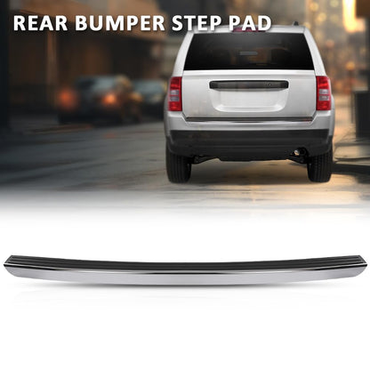 G-PLUS Rear Bumper Face Bar Trim Molding Step Pad Compatible with Jeep Compass 2011-2017,Compatible with Jeep Patriot 2011-2017,Fit for Model With Chrome Trim, Without Black Spear 68091514AA