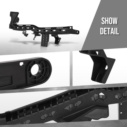 G-PLUS Front Left Right Bumper Cover Support Compatible with Subaru Forester 2019 2020 2021 57707SJ000, 57707SJ010 Black
