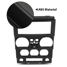 G-PLUS Dash Center Bezel Trim for Jeep Wrangler 2007-2010 Front View