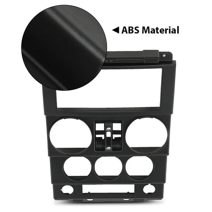 G-PLUS Dash Board Instrument Panel Dash Center Bezel Trim Compatible with Jeep Wrangler 2007 2008 2009 2010