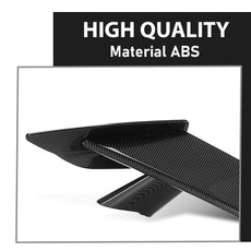 G-PLUS Trunk Spoiler Wing for Chevy Corvette C8 2020-2024 Carbon Fiber Black Additional Angle