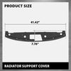 G-PLUS Radiator Support Cover, Compatible with Ford Explorer (submodel: Base, Limited, Platinum, Sport, XLT) 2016-2019, Fit Ford Police Interceptor Utility Base 2016-2019, FB5Z8A284AA, FO1224120