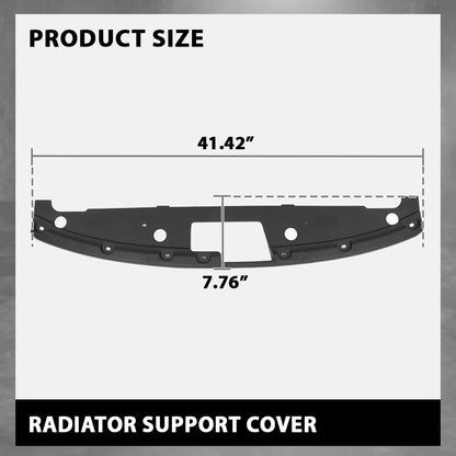 G-PLUS Radiator Support Cover, Compatible with Ford Explorer (submodel: Base, Limited, Platinum, Sport, XLT) 2016-2019, Fit Ford Police Interceptor Utility Base 2016-2019, FB5Z8A284AA, FO1224120