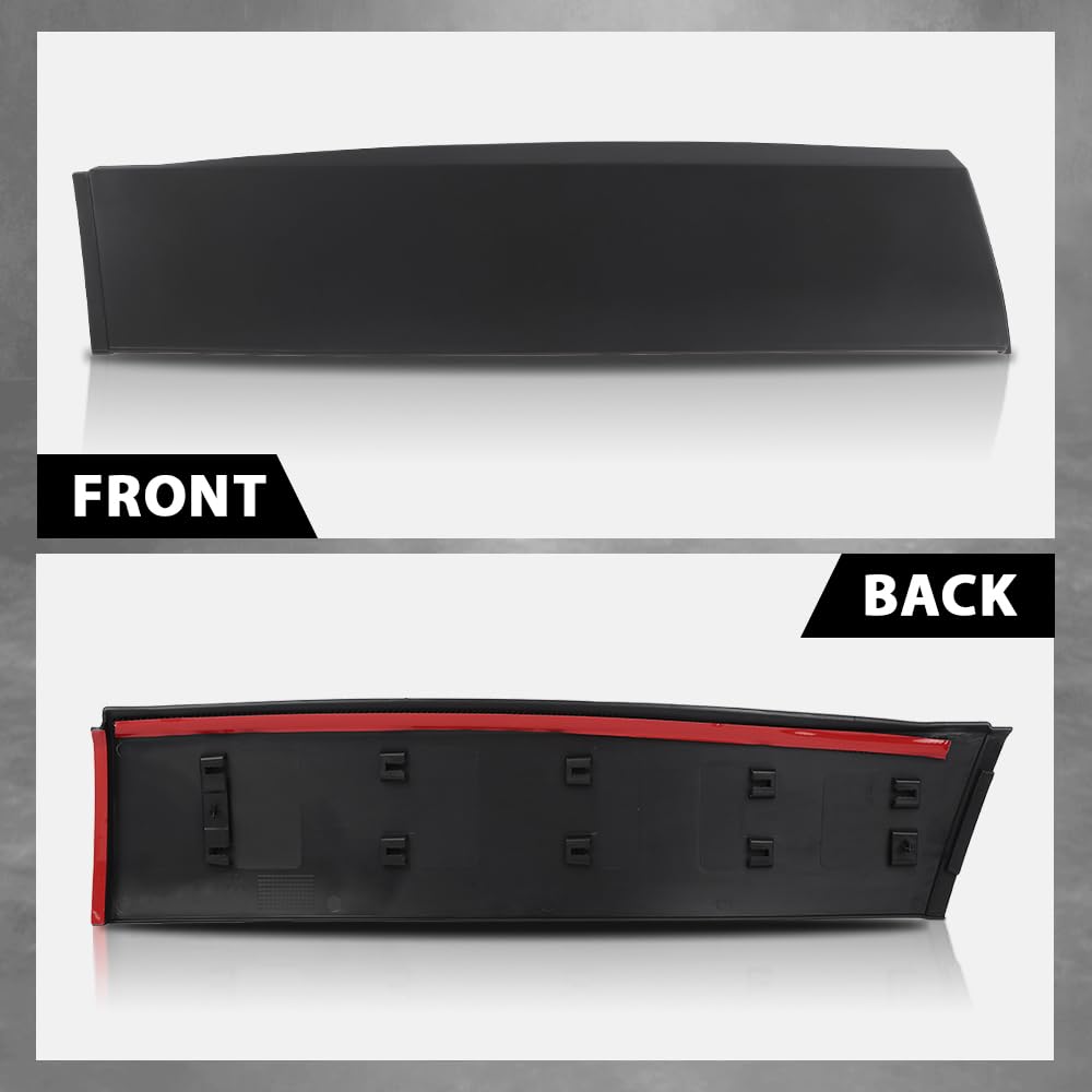 G-PLUS Rear Door Molding Rear Passenger Side Compatible with Jeep Cherokee 2014-2022 Black CH1505110, 6VX68RXFAC