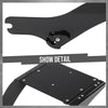 G-PLUS Tour Pack Mount Bracket Rack Compatible with Harley Touring FLHR FLHRCI FLHRI FLHRS FLHRSI FLHT FLHTI FLHX FLHXI FLTRI Models 1997-2008 Black