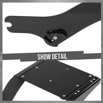 G-PLUS Tour Pack Mount Bracket Rack Compatible with Harley Touring FLHR FLHRCI FLHRI FLHRS FLHRSI FLHT FLHTI FLHX FLHXI FLTRI Models 1997-2008 Black