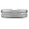 G-PLUS Front Grill Compatible with Land Rover Range Rover Vogue L405 2013 2014 2015 2016 2017 Silver Upper Grille LR055880