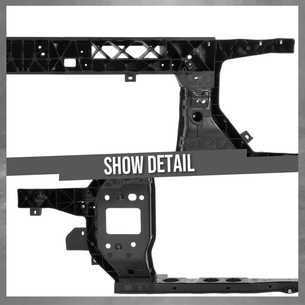 G-PLUS Radiator Support Core Compatible with Hyundai Santa Fe Hybrid Preferred 2021-2022 64101S1500, HY1225229 Black