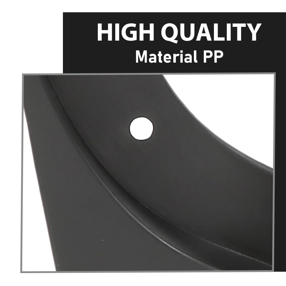 G-PLUS Pair Front Fender Splash Shield, Compatible with Audi Q5 2009-2017, Extension Wheel Spoile, Left Driver & Right Passenger Side 2PCS, 8R0853887, 8R0853888