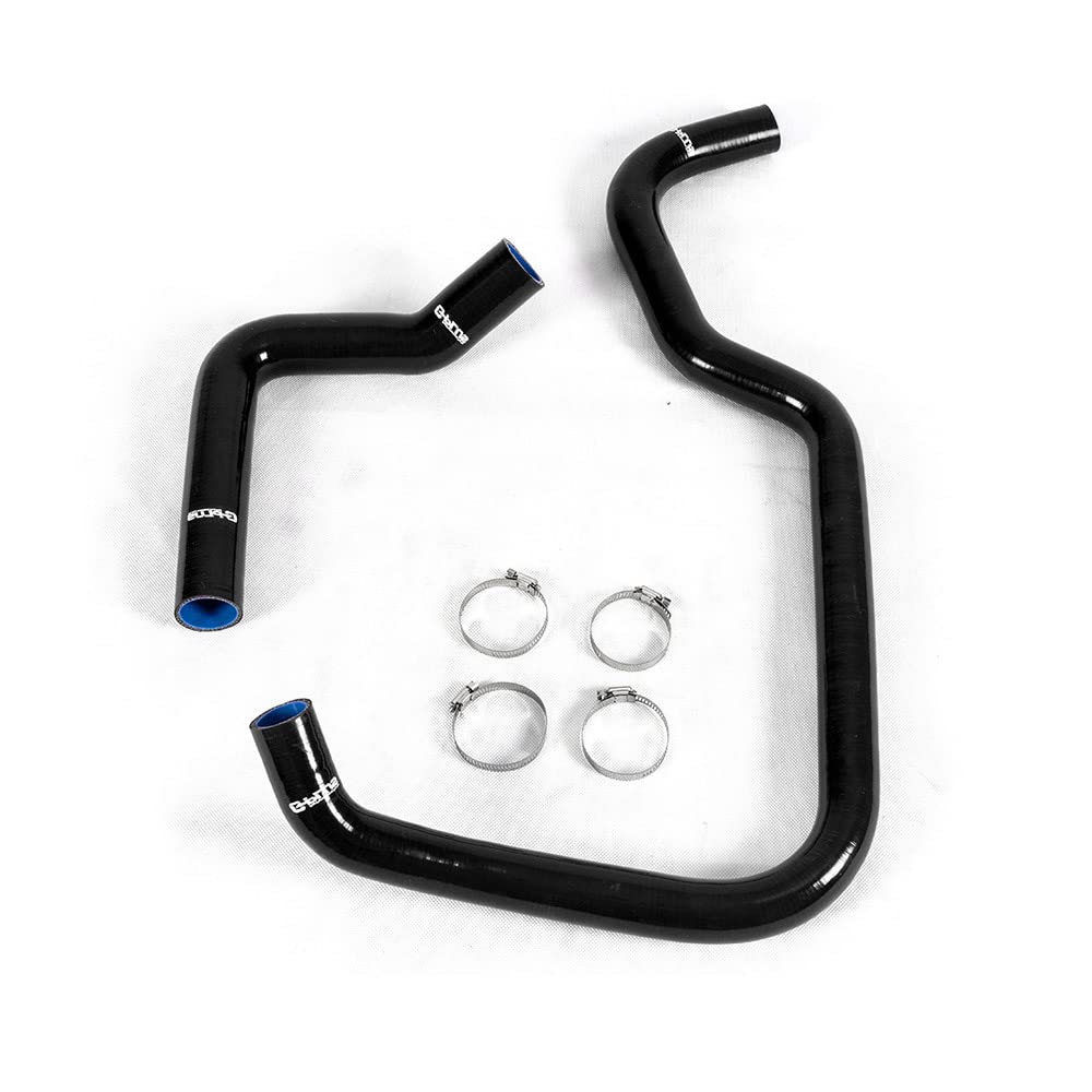 G-PLUS Silicone Radiator Hose Kit Clamps Compatible with Chevy Silverado 1500 2007-2013 Black