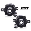 G-PLUS Fog Lights Compatible with Chevy Malibu 2013-2015 /Fit Chevy Malibu Limited 2016 /Fit Saturn Astra 2008-2009 Clear Lens Black Housing Fog Lamps 94708773 94708774 116-01278R GM2592301