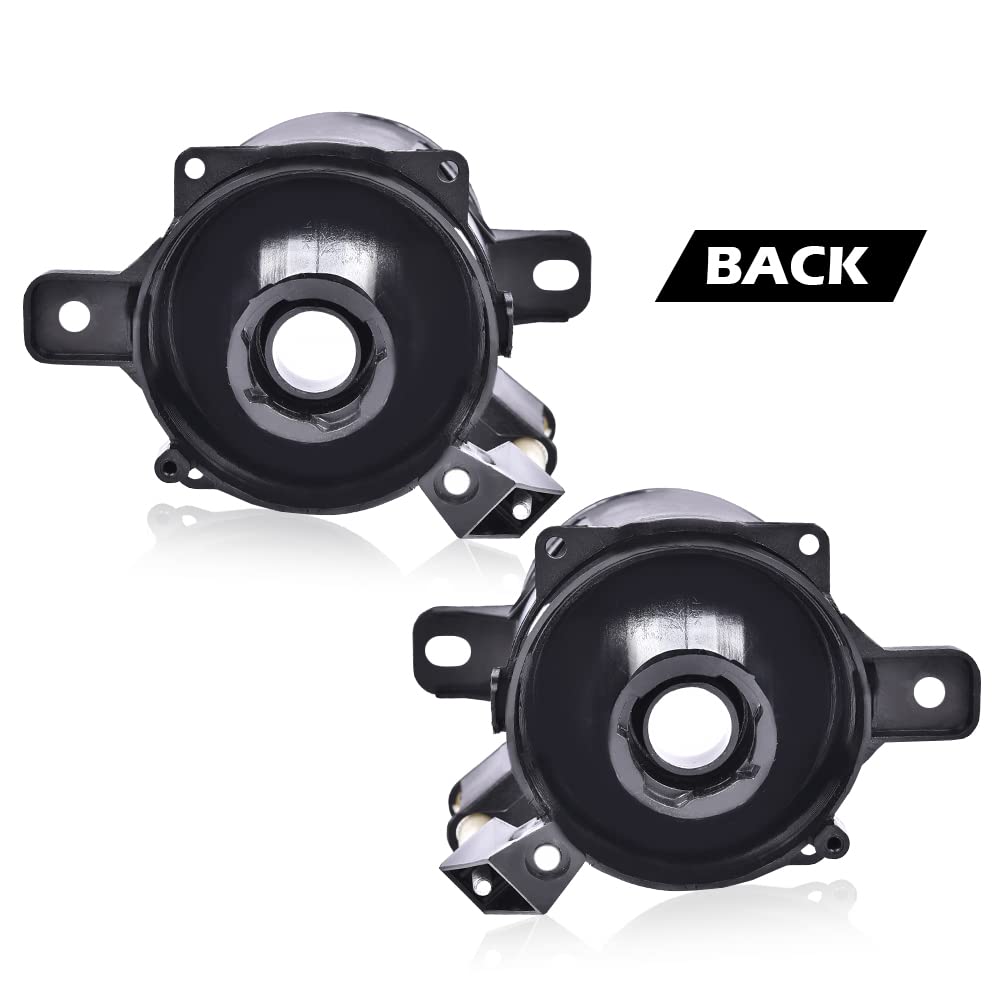 G-PLUS Fog Lights Compatible with Chevy Malibu 2013-2015 /Fit Chevy Malibu Limited 2016 /Fit Saturn Astra 2008-2009 Clear Lens Black Housing Fog Lamps 94708773 94708774 116-01278R GM2592301