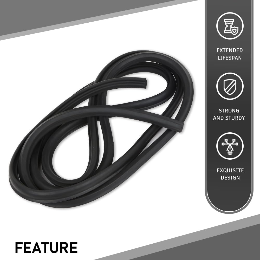 G-PLUS Trunk Seal Weatherstrip Soft Rubber Compatible with Buick 1964-1974,Compatible with Chevy 1962-1974,Fit Olds 1964-1972,Fit Pontiac 1964-1972 Black