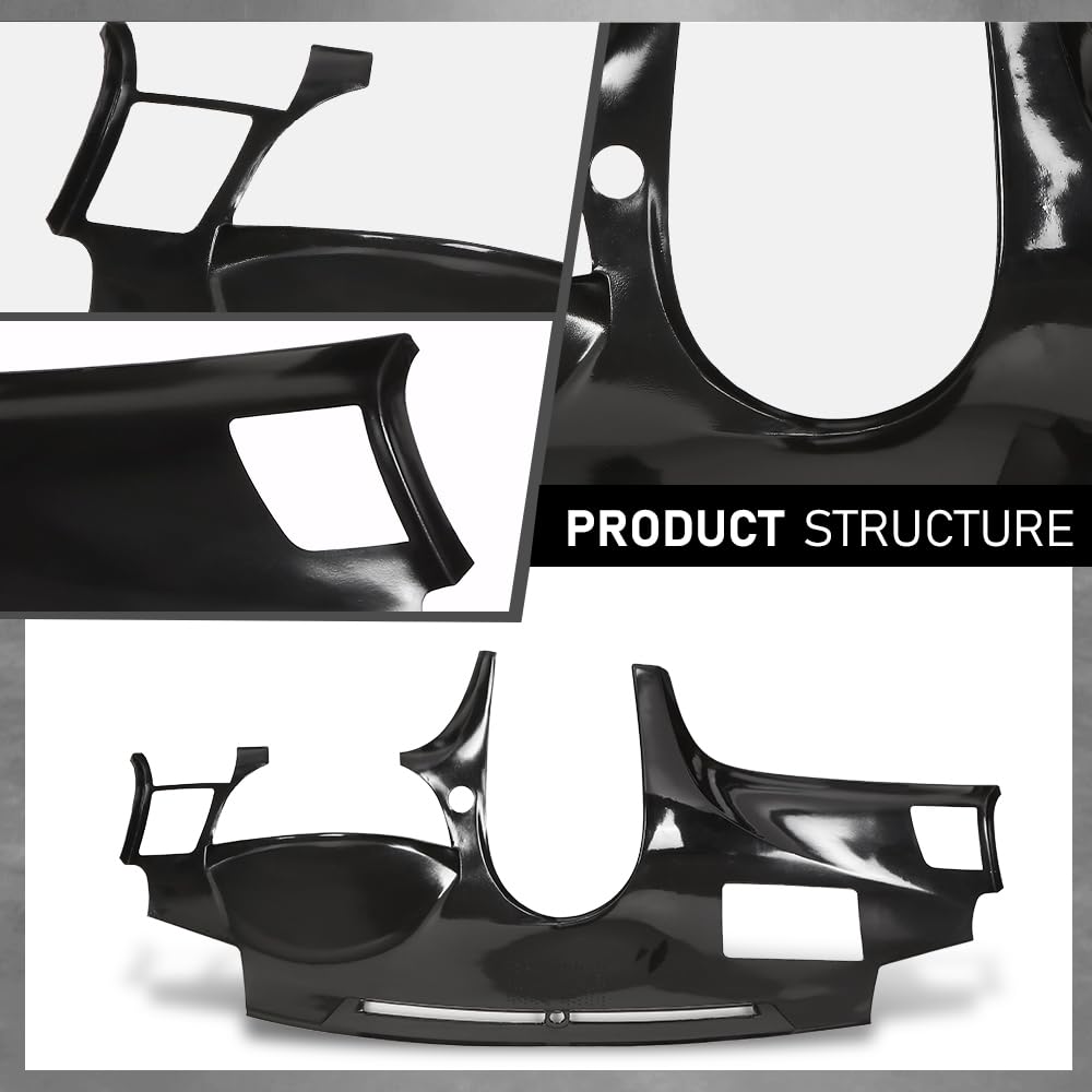 G-PLUS Dash Dashboard Cover Compatible with LX ES350 2007-2012 Black ABS