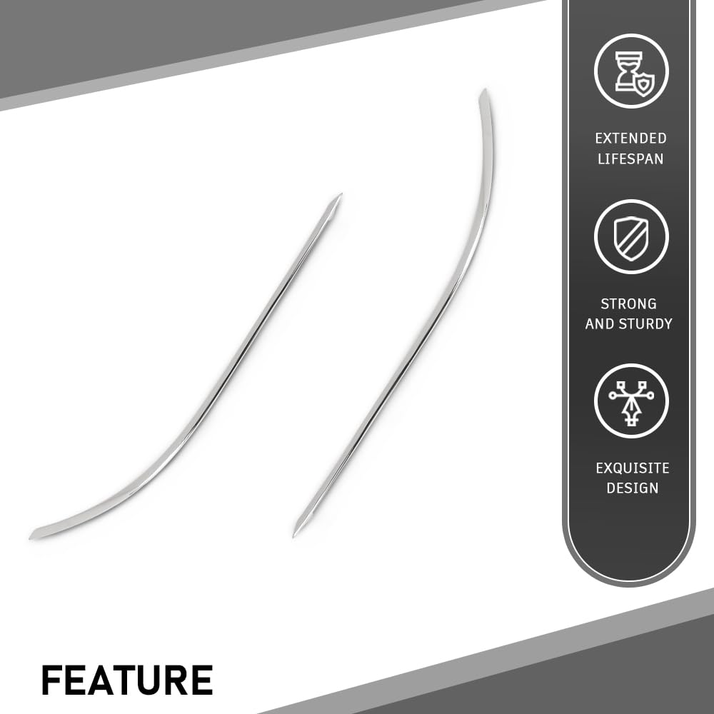 G-PLUS Front Bumper Trim Molding Left +Right Compatible with Benz C250 Base Coupe 2-Door 2012-2015,A2048853721