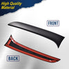 G-PLUS Rear Window Spoiler Side Wing Trim Cover Compatible with 2015-2017 BMW 1 Series F20 (Matte Black)