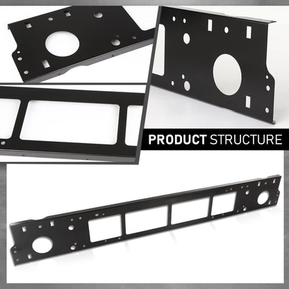 G-PLUS Bumper Panel Reinforcement Compatible with Dodge Ram 1500 2019 2020 2021 2022 2023 2024 Black 68313531AA Black
