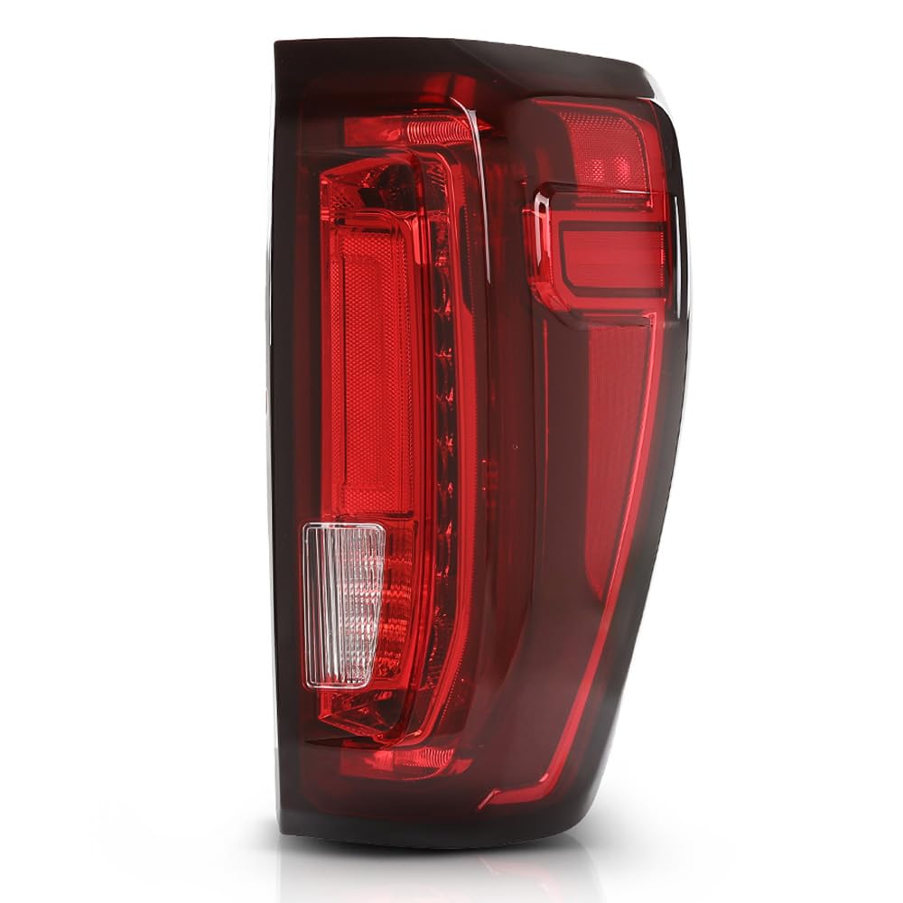 G-PLUS LED Tail Light Assembly Rear Brake Lamp Right Fit 2019-2023 GMC Sierra 1500,Fit 2020-2023 GMC Sierra 2500HD 3500HD,for w/Factory Full LED Tail Light Models Only 84565922 GM2801310 Red