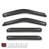 G-PLUS Out-Channel Mount Ventvisor Window Deflectors Compatible with Ford F150 2015-2026; Fit Ford F150 Raptor 2017-2026 4 PCS Smoky