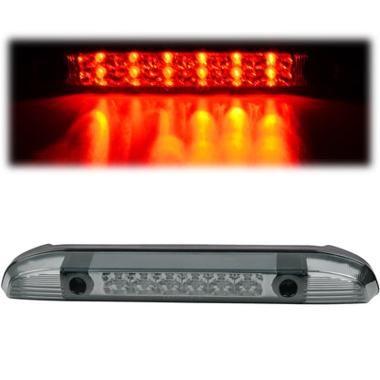 G-PLUS Smoked High Mount Stop Cargo Light LED 3rd Third Brake Light Assembly Compatible With Nissan Frontier Pickup 2001-2004