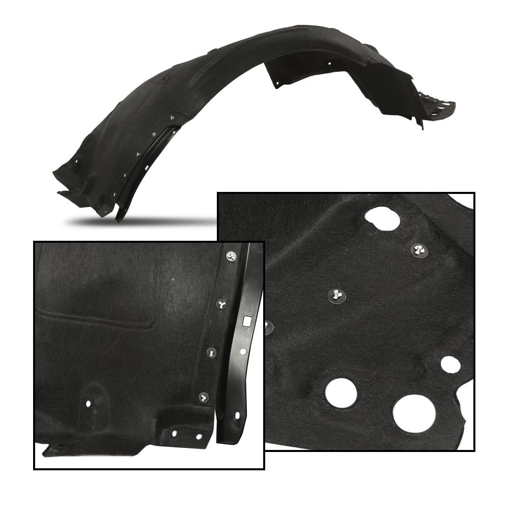 G-PLUS Front Fender Liner Driver and Passenger Side Compatible with Honda Accord 2018-2021 74150TVAA00 74100TVAA00 HO1248180 HO1249180