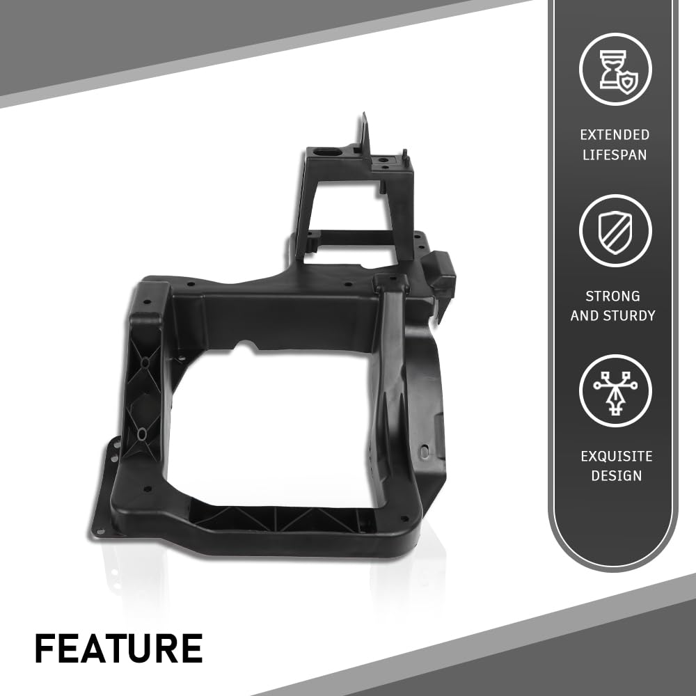 G-PLUS Headlight Bracket Left Side Compatible with Jeep Cherokee 2014-2018 Black 68227483AA