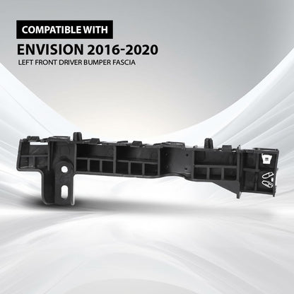 G-PLUS Front Driver Left Bumper Fascia Guide Compatible with Buick Envision 2016 2017 2018 2019 2020 22977507, GM1042186 Black