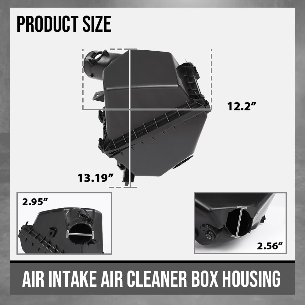 G-PLUS Air Intake Air Cleaner Box Housing Assembly Compatible with Toyota RAV4 2013-2018 177000V140, 17700 0V140, 17700-0V140, 17700-36270, 1770036270, 17700 36270 Black