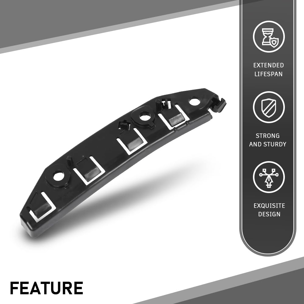 G-PLUS Front Bumper Bracket Support Left Side Compatible with Tesla Model 3 2017-2023 1084181-00-F, 108418100F, 1084181 Black