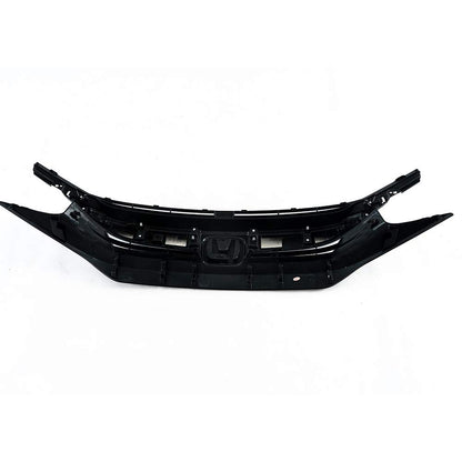 G-PLUS Factory Style Gloss Front Upper Bumper Grille Hood Compatible With CIVIC 16-18 GRILLE （Chrome）