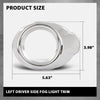 G-PLUS Left Fog Light Cover Trim Driving Lamp, Compatible with Ford Focus SE SEL Titanium Hatchback/Sedan 4-Door 2012-2014, Driver Side, CP9Z17E811C, FO1038117