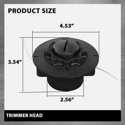 G-PLUS Trimmer Head Replace Lawn Mower 3pcs Fit Autocut C5-2 Fit FS38 FS40 FS45 FS46 FS50 FSE60 Black