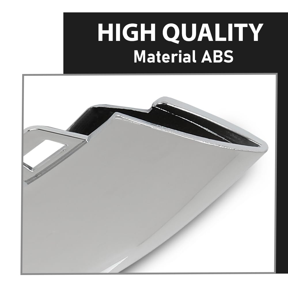 G-PLUS Front Bumper Lip Trim Chrome Molding Left+Right Compatible with Benz W222 S-Class S350 S450 S560 2018-2020 A2228857700