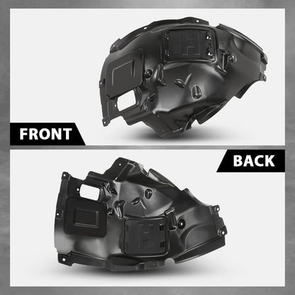 G-PLUS Fender Liner Front Passenger Right Side Upper Compatible with BMW 320i/320i xDrive Base Sedan Standard, Modern, and Luxury Line Models 2012-2018, 51717260726, BM1249131
