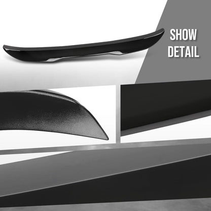 G-PLUS Rear Trunk Spoiler Wing Compatible with BMW F80 M3 Sedan All Model 2015 2016 2017 2018, Not Fit Convertible Models or GT or Wagon Model Gloss Black