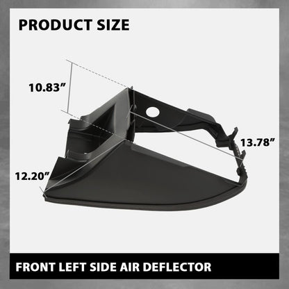 G-PLUS Front Left Side Air Deflector, Compatible with Land Rover Range Rover Sport 2014-2017 Spoiler Air Vent Trim Cover LR044392