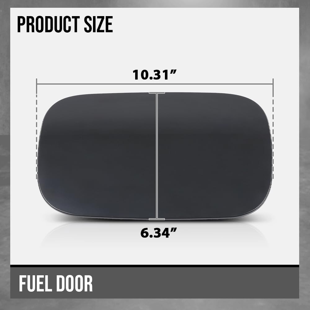 G-PLUS Fuel Door Compatible with Benz S63 AMG 2011-2021 Fit Benz S600 S550e 2015-2017 2227570006, A2227570006 Black