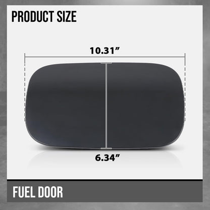 G-PLUS Fuel Door Compatible with Benz S63 AMG 2011-2021 Fit Benz S600 S550e 2015-2017 2227570006, A2227570006 Black
