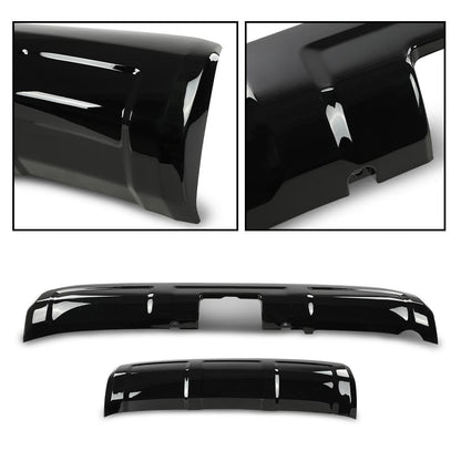 G-PLUS Front & Rear Lower Valance Panel Bumper Cover Compatible with Toyota 4Runner TRD 2014-2023 Glossy Black