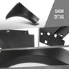 G-PLUS Front Left Premium Fender Hood Fender Wing Panel Compatible with Porsche Macan All models 2015-2023 95B821101DYGRV, 95B821101 Black