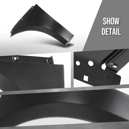G-PLUS Front Left Premium Fender Hood Fender Wing Panel Compatible with Porsche Macan All models 2015-2023 95B821101DYGRV, 95B821101 Black