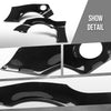 G-PLUS Wide Body 8pc Fender Flares Cover Compatible with Scion FR-S 2013-2016 Fit Toyota 86 2017-2020 Fit Subaru BRZ 2013-2020 Black