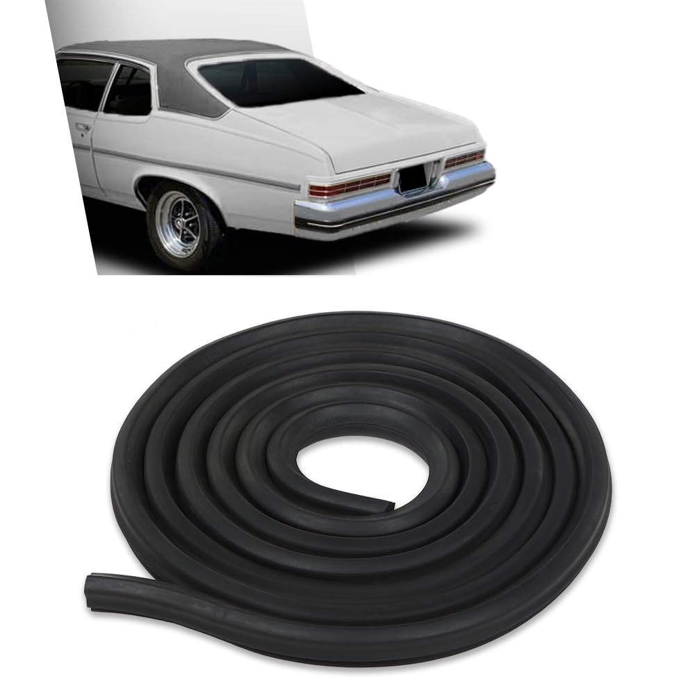 G-PLUS Trunk Seal Weatherstrip Soft Rubber Compatible with Buick 1964-1974,Compatible with Chevy 1962-1974,Fit Olds 1964-1972,Fit Pontiac 1964-1972 Black